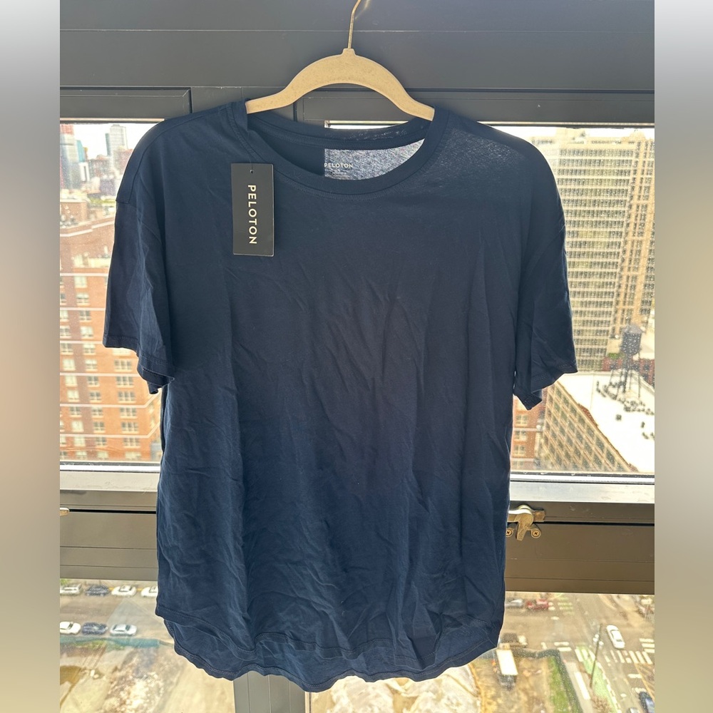 Peloton Men's Navy Blue T-Shirt